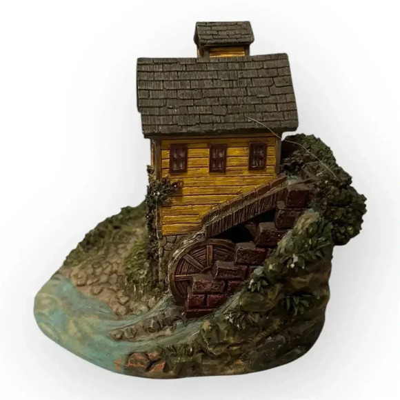 Thomas Kinkade Hawthorne Village Turner's Mill Miniature Handcrafted - Picture 2 of 5